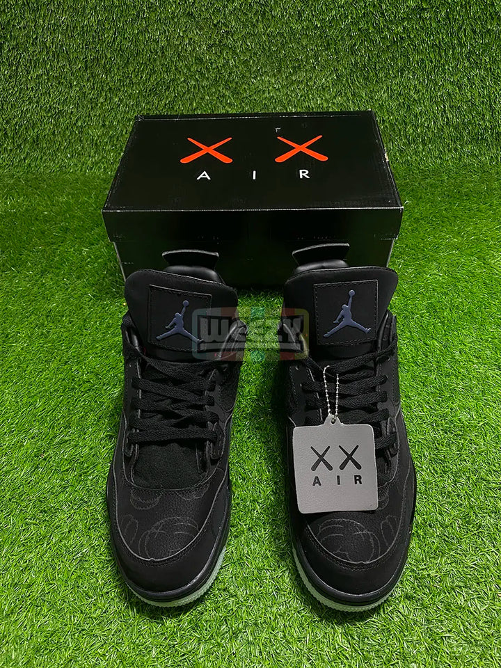 Jordan 4 (Kaws xx) (Blk) (Premium Quality) buy online Pakistan - Weeby Shoes