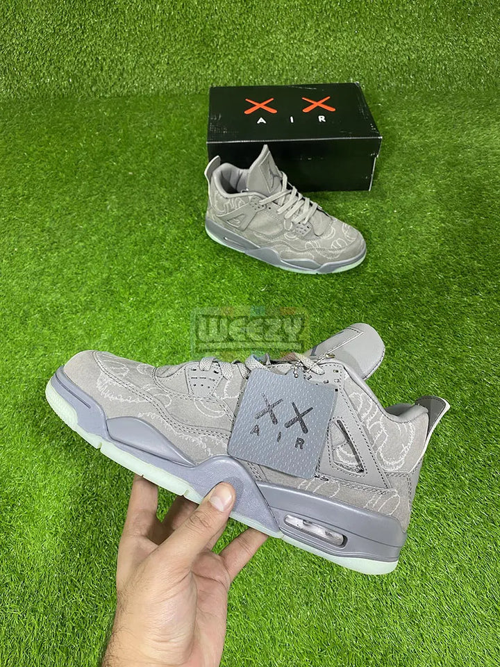 Jordan 4 (Kaws xx) (Grey) (Glow in Dark Edition) buy online Pakistan - Weeby Shoes