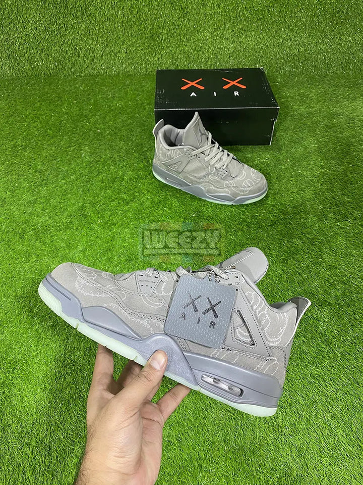 Jordan 4 (Kaws xx) (Grey) (Glow in Dark Edition) buy online Pakistan - Weeby Shoes