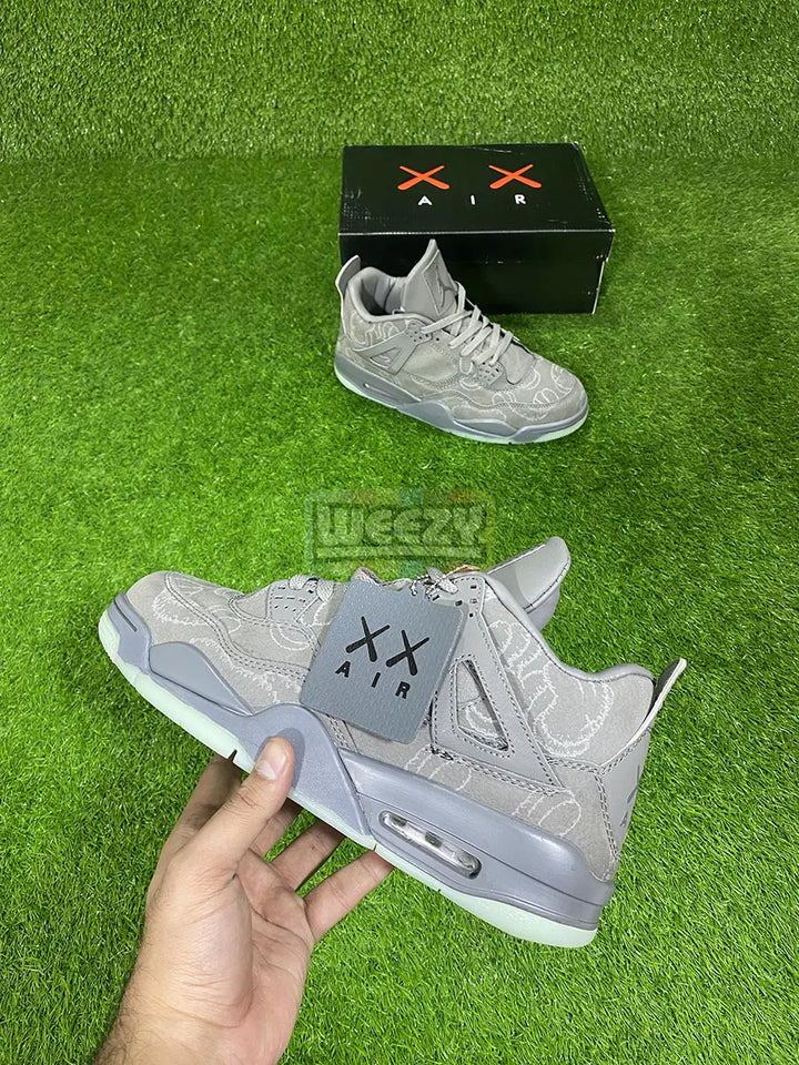 Jordan 4 (Kaws xx) (Grey) (Glow in Dark Edition) buy online Pakistan - Weeby Shoes