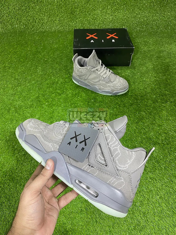 Jordan 4 (Kaws xx) (Grey) (Glow in Dark Edition) buy online Pakistan - Weeby Shoes