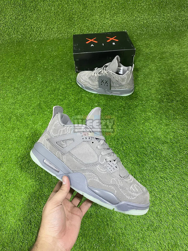 Jordan 4 (Kaws xx) (Grey) (Glow in Dark Edition) buy online Pakistan - Weeby Shoes