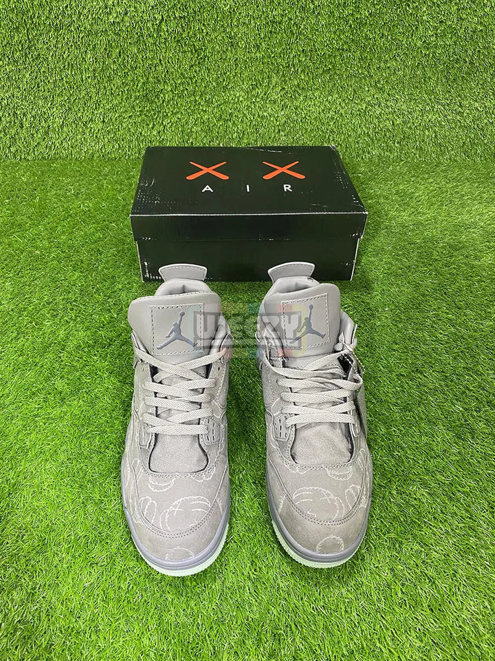 Jordan 4 (Kaws xx) (Grey) (Glow in Dark Edition) buy online Pakistan - Weeby Shoes