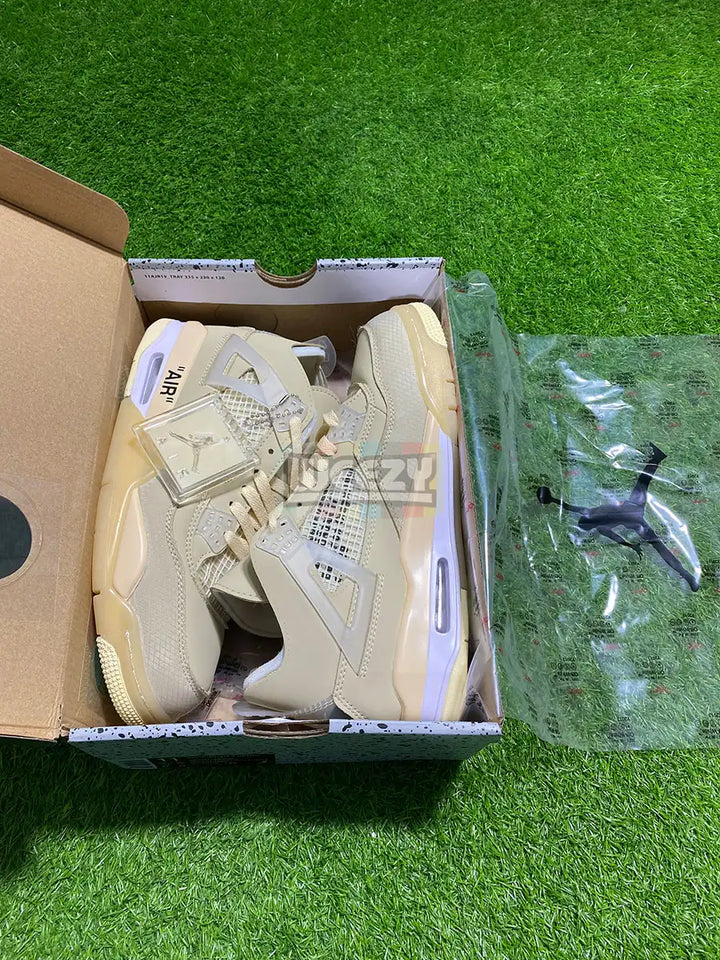 Jordan 4 x Off White (Sail) (Premium Quality) buy online Pakistan - Weeby Shoes