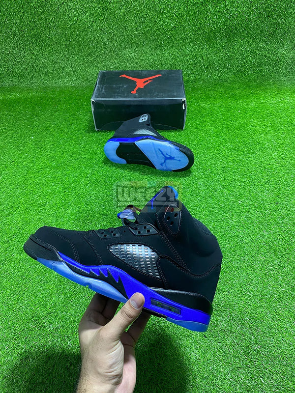 Jordan 5 (Blk/Blue) buy online Pakistan - Weeby Shoes