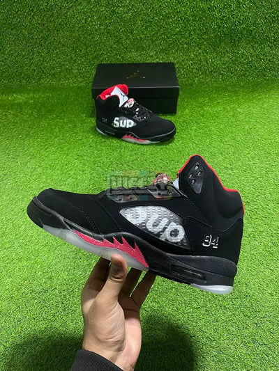 Jordan 5 x Supreme (Blk) (Reflective)