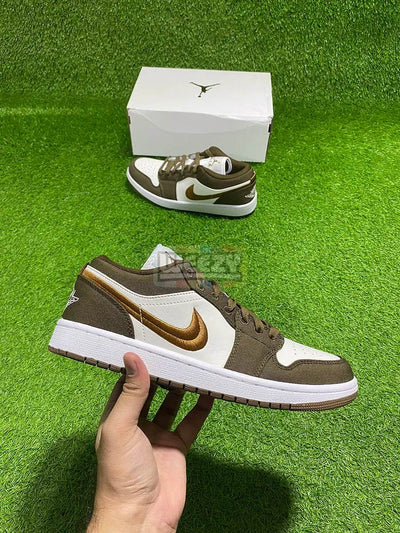 Jordan (low) (Brown Canvas)