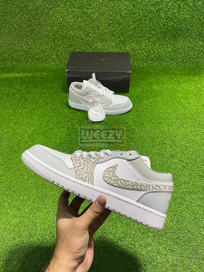 Jordan (low) (Elephant) (L Grey/W)