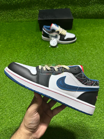 Jordan 1 (low) (Industrial Blue) (Original Quality 1:1)