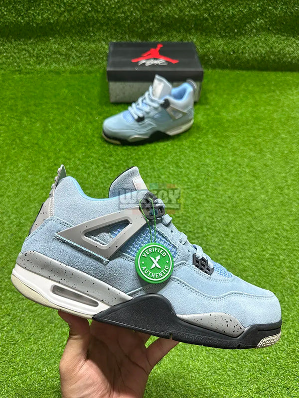 Jordan 4 (UNC) (University Blue) (Suede) (Premium Quality)