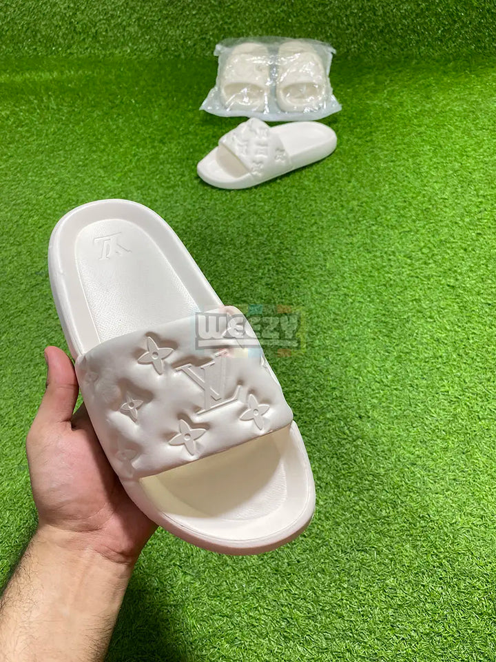 LV Slide (White) (Premium Batch) buy online Pakistan - Weeby Shoes