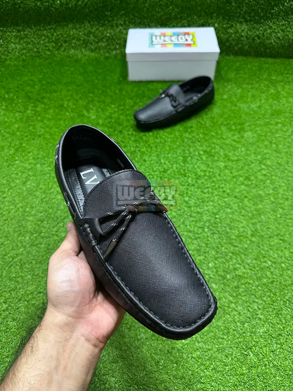 LV (Black) (F2306) Loafers