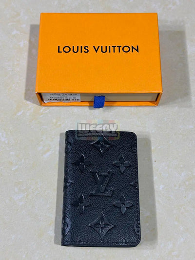 LV (Blk OG) Pocket Card Holder (Original Quality 1:1)