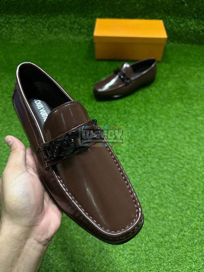 LV Loafers (Brown) (Premium Quality)