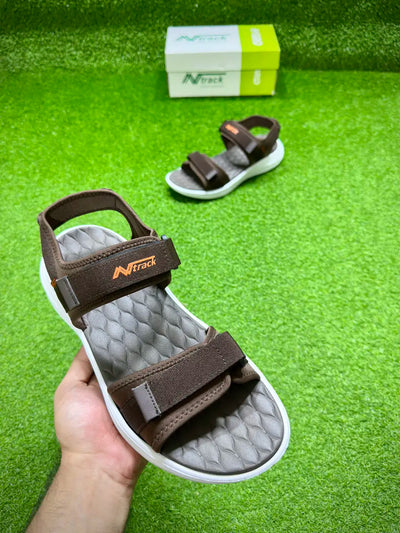 N Track Sandals (Chocolate)