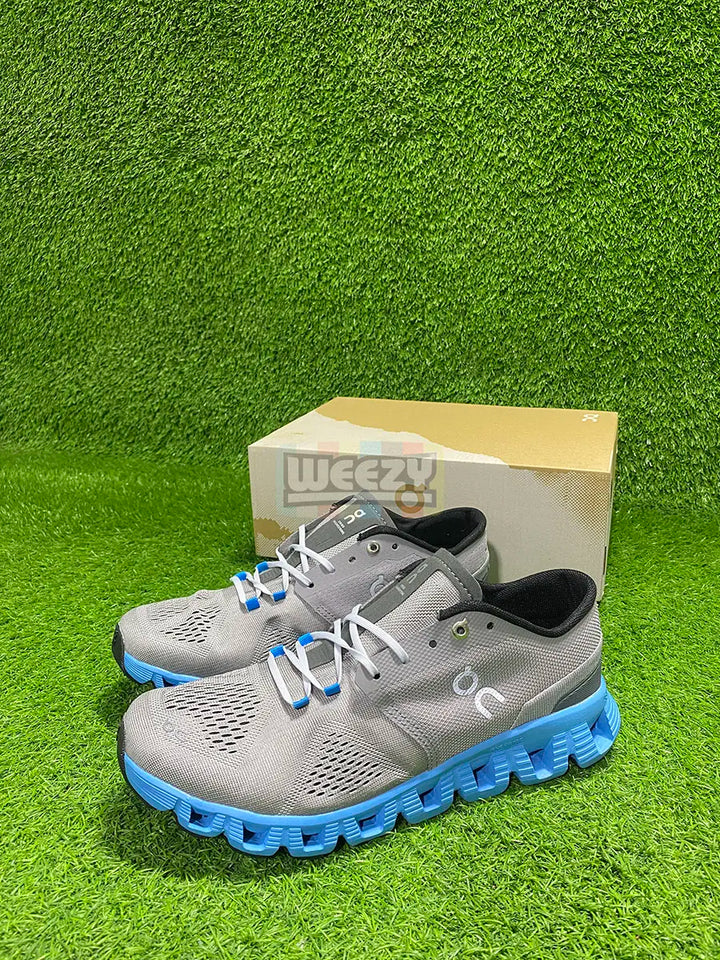 On Cloud x (Gry/Blue) (Premium Quality) buy online Pakistan - Weeby Shoes