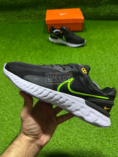 React Miler 3 (Blk/N Gr)