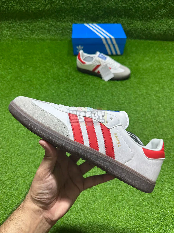 Samba (White/Red) (Premium Quality)