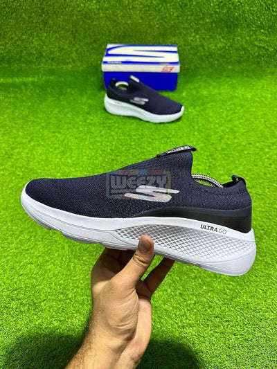 Skechers Ultra Go (N Blue/W) (Premium Quality)