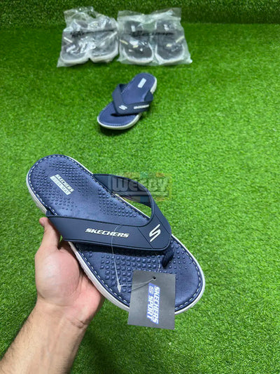 Skechers Flip Flop (Blue/W)