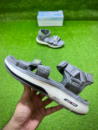 Skechers (Hyper Burst) (Grey/W) (001)