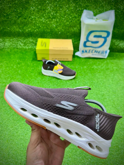 Skechers Slip-ins (Super Comfortable) (Brown) (08) (Original Quality 1:1)