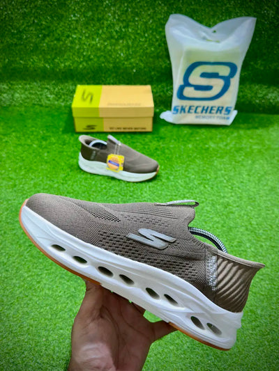 Skechers Slip-ins (Super Comfortable) (Khaki) (07) (Original Quality 1:1)
