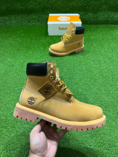 Timberland 6-Inch Waterproof Boots (Suede) (Wheat) (Original Quality 1:1)