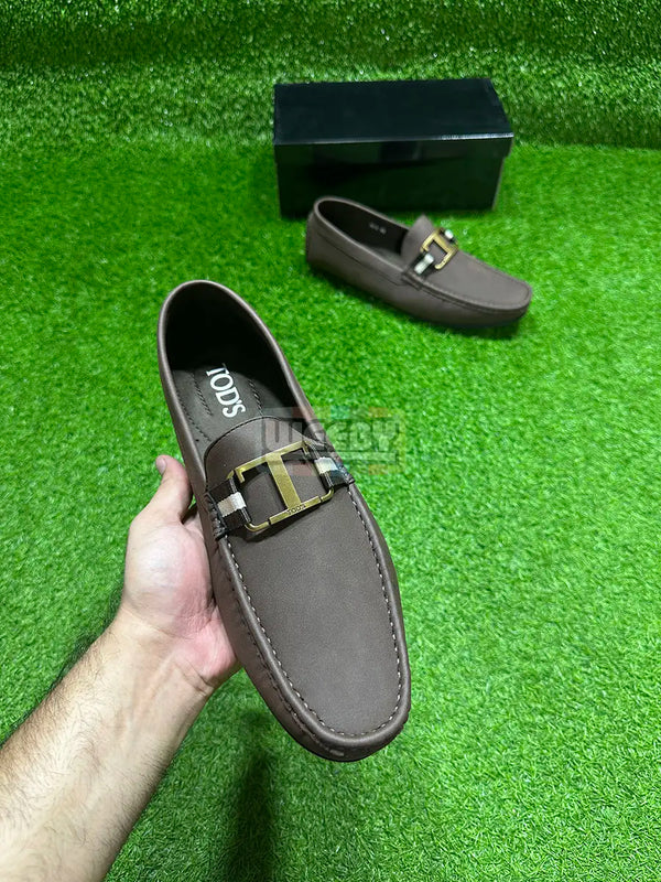 Tods (Suede) (Coffee) (36-2) Loafers
