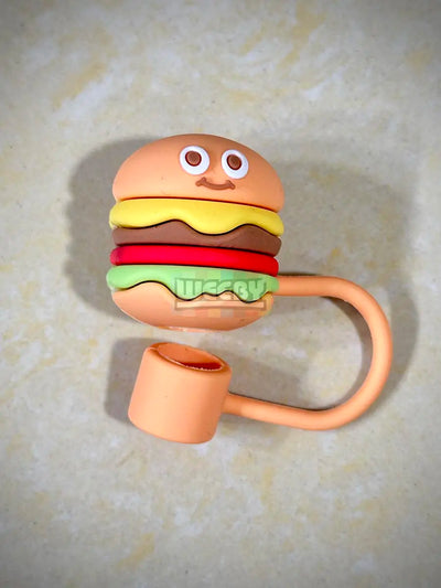 Tumbler Straw Cap (Burger)