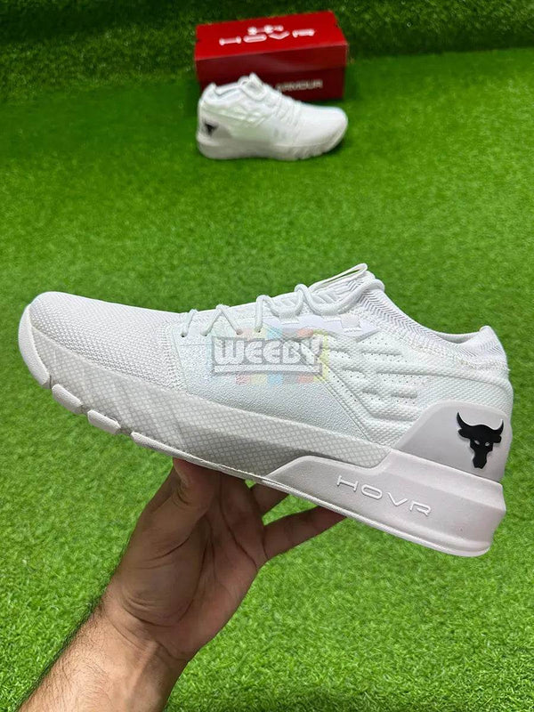 UA Hover (Project Rock 2) (White) (Original Quality 1:1) - Weeby Shoes