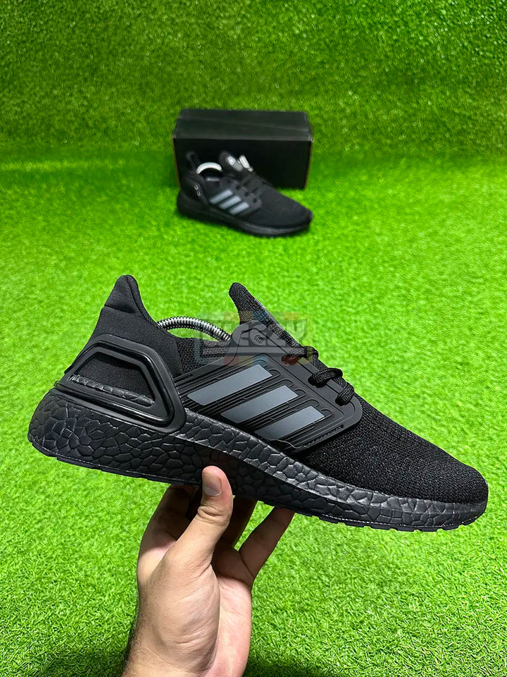 Ultraboost 20 (Blk/Silver Stripes) (Premium Quality) buy online Pakistan - Weeby Shoes