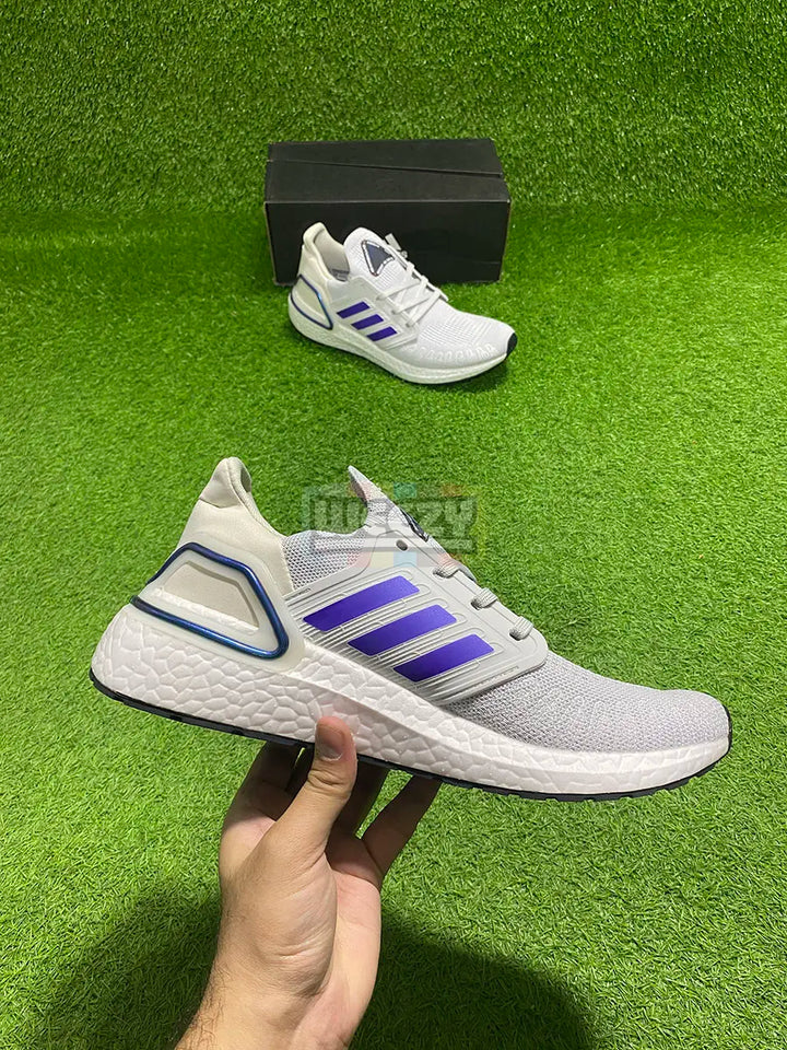 Ultraboost 20 (Grey/ Purple Stripes) (NASA) (Premium Quality) buy online Pakistan - Weeby Shoes