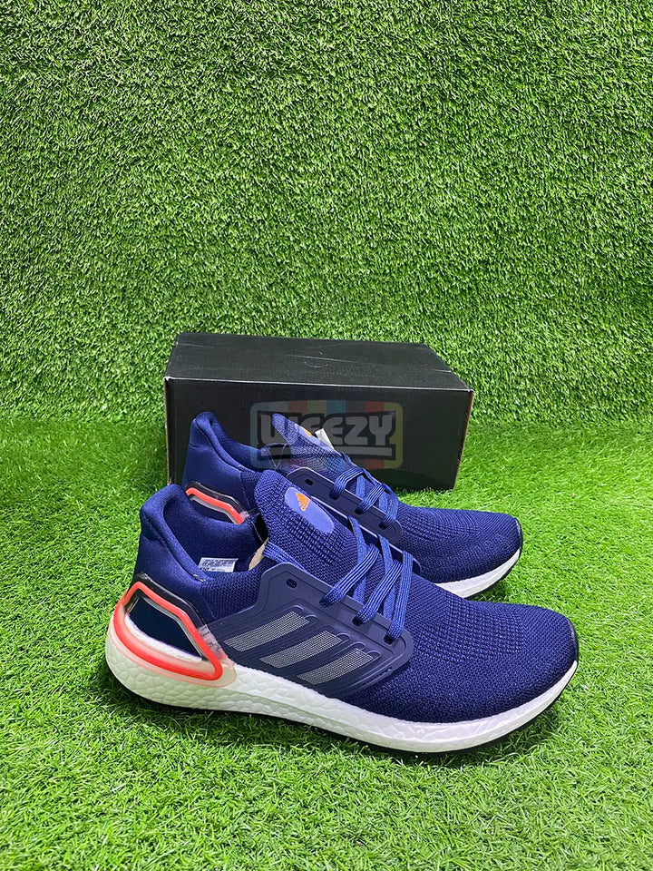 Ultraboost 20 (N Blue/Red Back) (Premium Quality) buy online Pakistan - Weeby Shoes