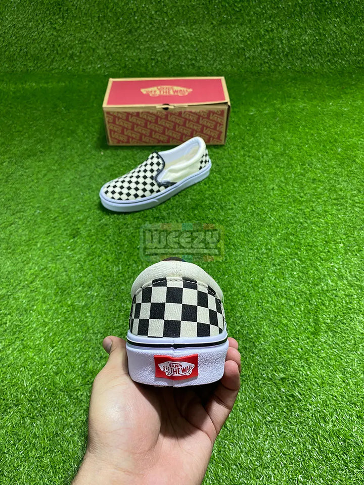 Vans Slip on (Checkered) (B/W) (Premium Quality) buy online Pakistan - Weeby Shoes