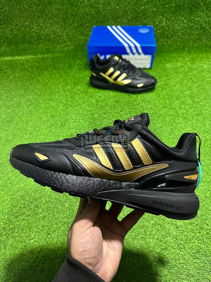 ZX 2.0 (Blk/Gold) (Real Boost) (Original Quality 1:1) buy online Pakistan - Weeby Shoes