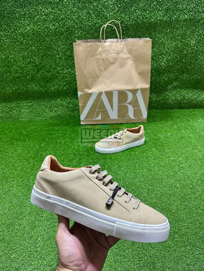 Zara Lace up Sneaker (Beige) (100% Originals)(Authentic)